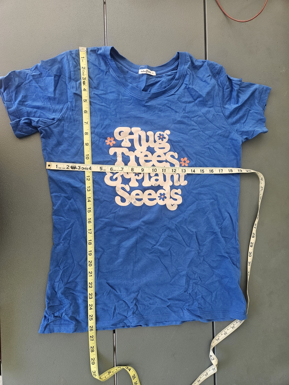 Blue Graphic Kids T-Shirt with Pink Text